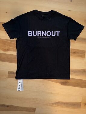 Purple Brand 'BURNOUT' Tee